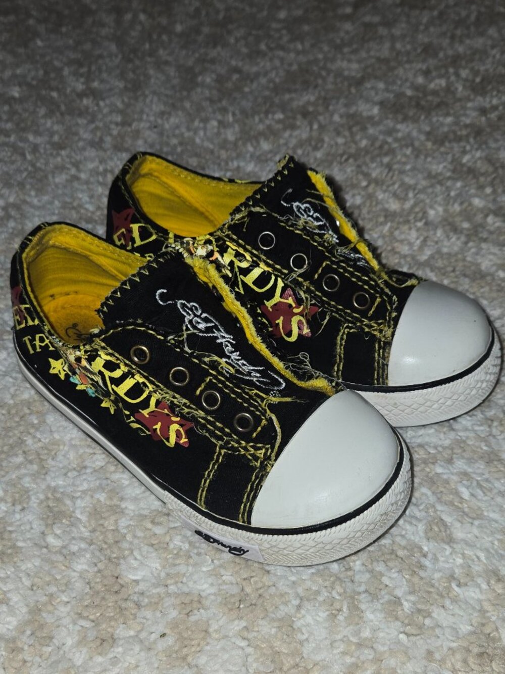 Ed Hardy Toddler Slip On Size 10 90's